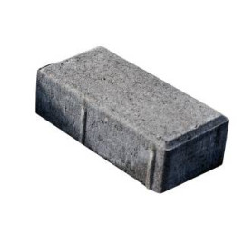 Кирпич прессованный, серый 200✕100✕60 - фото - 1