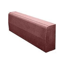 Бордюр дорожный, красный 1000✕300✕150 - фото - 1