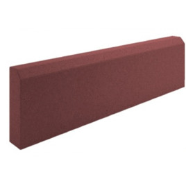 Бордюр тротуарный (поребрик), красный 1000✕200✕80 - фото - 1